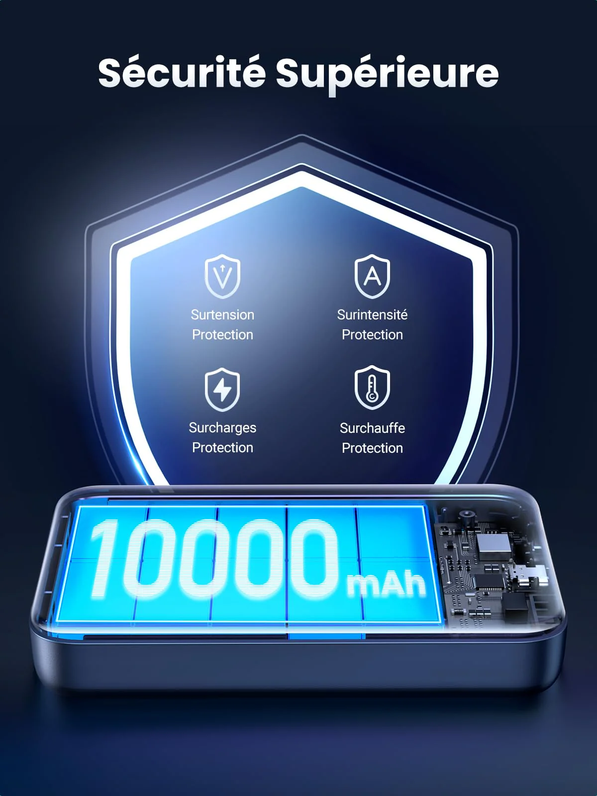 UGREEN Nexode Batterie Externe Magnétique 10000mAh 20W - Image 6