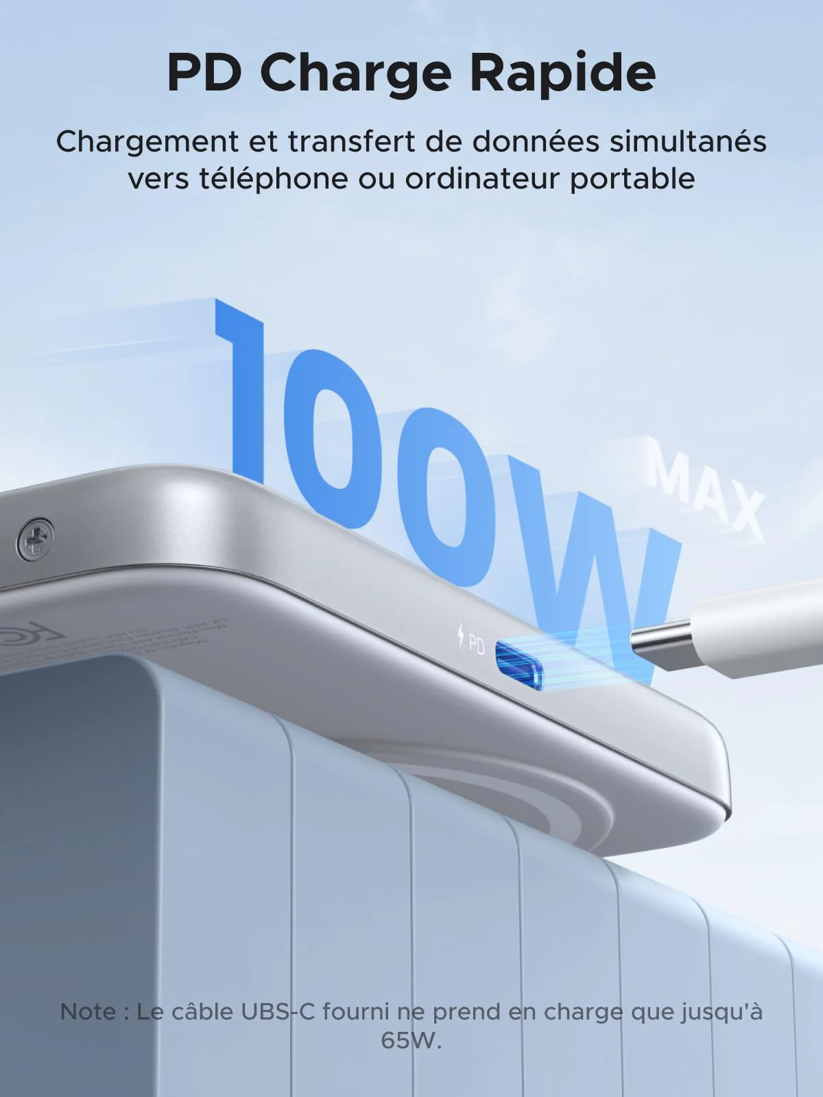 UGREEN Boîtier M.2 NVMe Magnétique avec MagSafe - Image 3