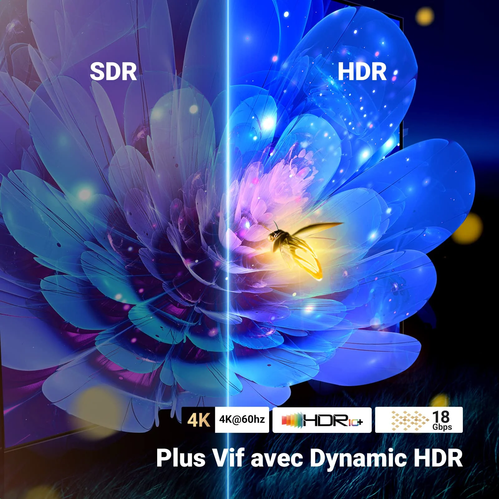 UGREEN Switch HDMI 4K 60Hz Commutateur HDMI Bidirectionnel - Image 7