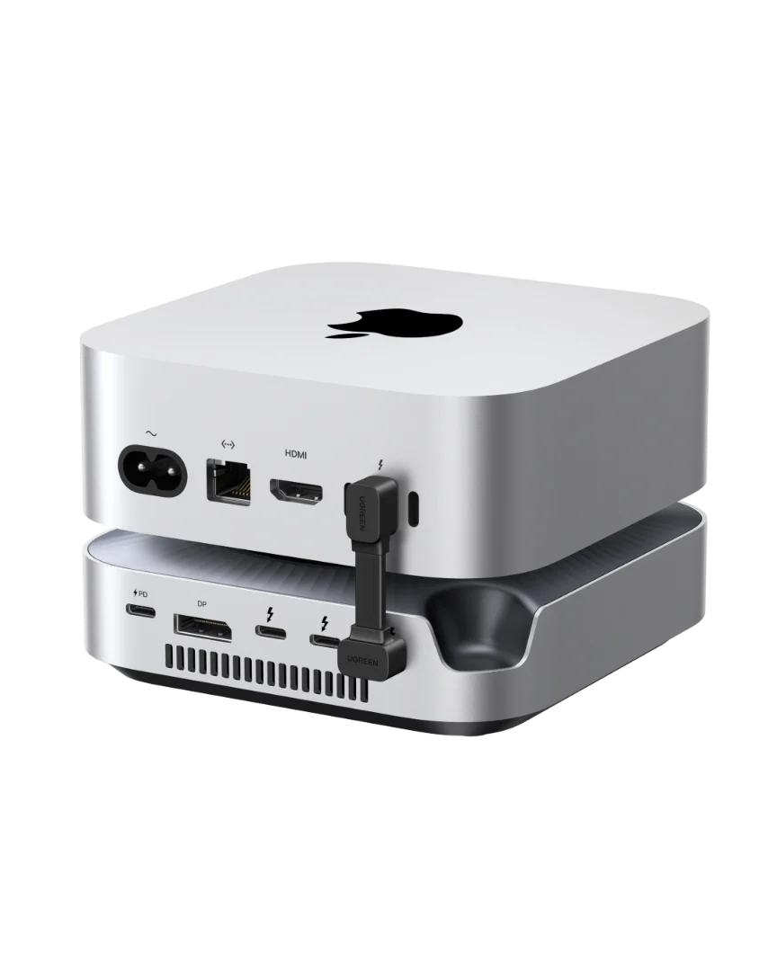 UGREEN Maxidok Station d’accueil Thunderbolt™ 5 10-en-1 pour Mac mini avec slot SSD M.2 NVMe, double affichage 6K pour Mac mini M4/M4 Pro - Image 5