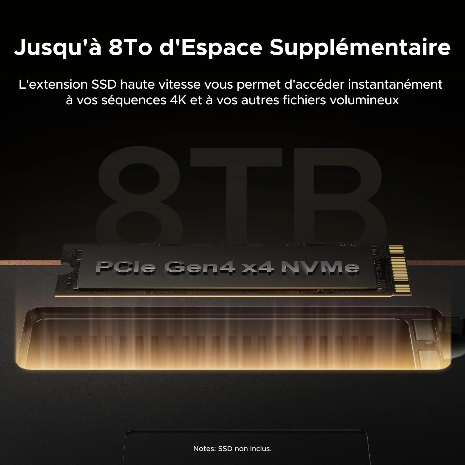 UGREEN Maxidok Station d’accueil Thunderbolt™ 5 17-en-1 – 8TB, double affichage 6K/8K pour Mac & Windows - Image 4