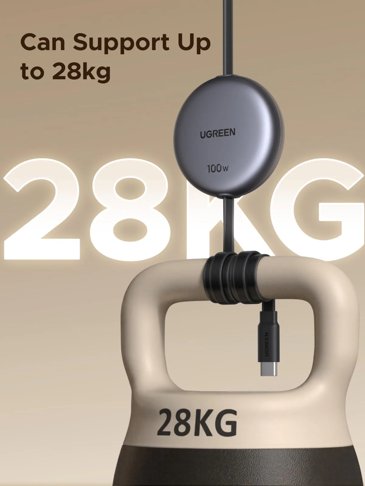 UGREEN Nexode Câble USB-C rétractable 100W - Image 5