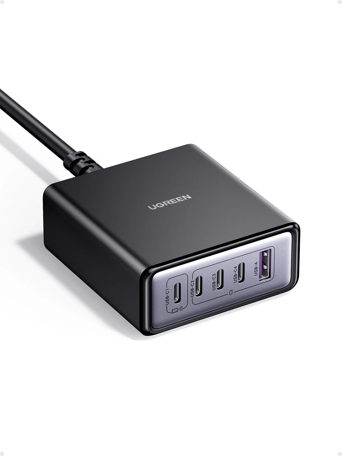 UGREEN Nexode 65W Chargeur rapide de bureau GaN 5 ports - Image 10