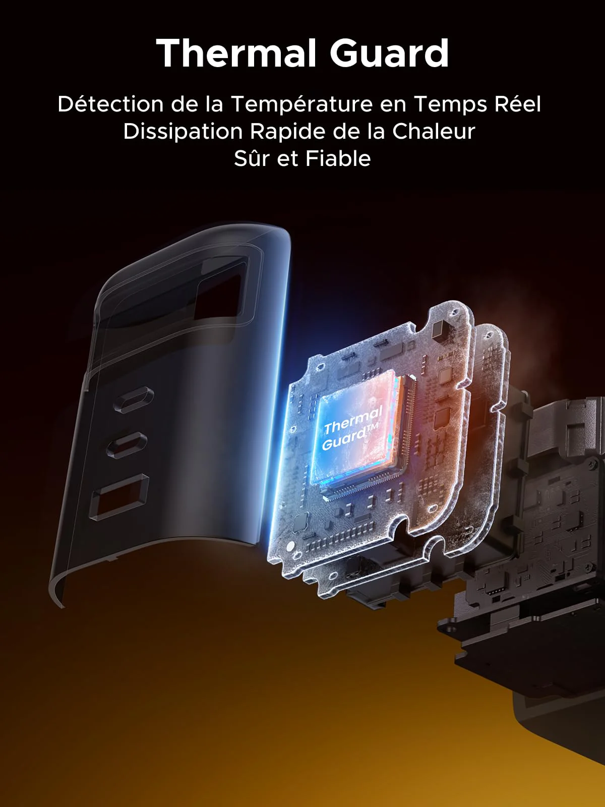 UGREEN Nexode Chargeur 100W avec câble USB-C rétractable - Image 6