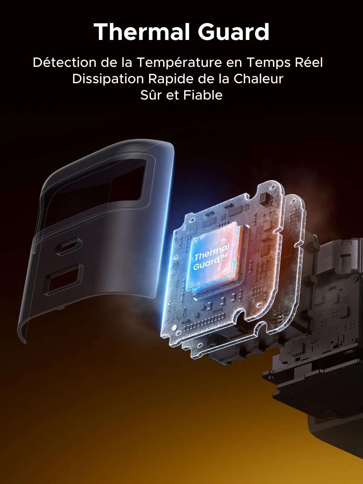 UGREEN Nexode Chargeur 65W avec câble USB-C rétractable - Image 6