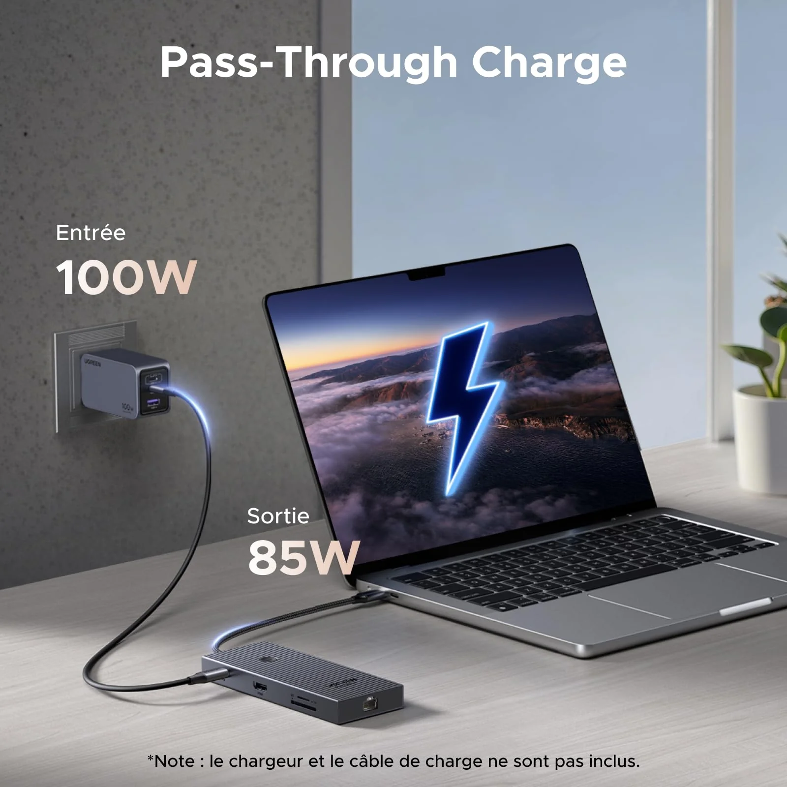 UGREEN Revodok Pro 9-en-1 Hub USB-C (HDMI 4K@60Hz, 10Gbps, PD100W) - Image 6