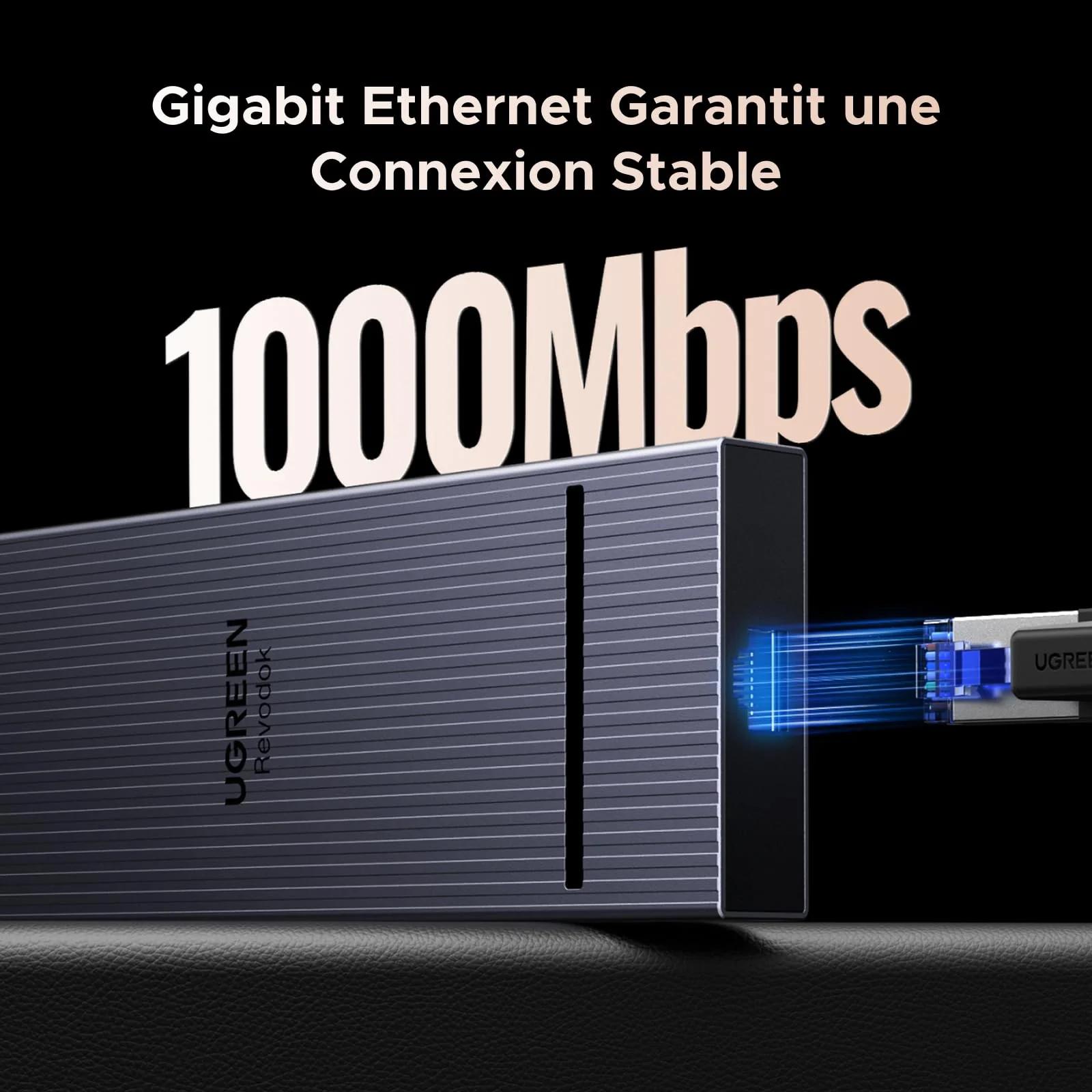 UGREEN Revodok Pro 2111 Hub USB-C 11-en-1 (4K60Hz, DP 4K120Hz, 10 Gbps, PD 100 W) - Image 7