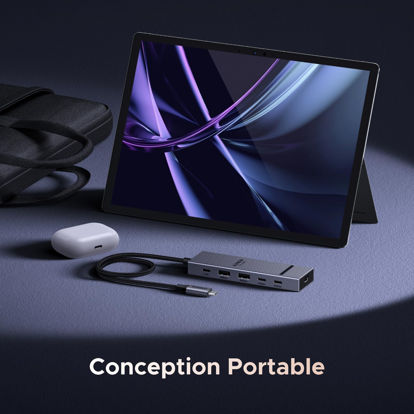 UGREEN Revodok Pro Hub USB-C 6-en-1 (4K@60Hz, 10 Gbps, PD 100 W) - Image 8