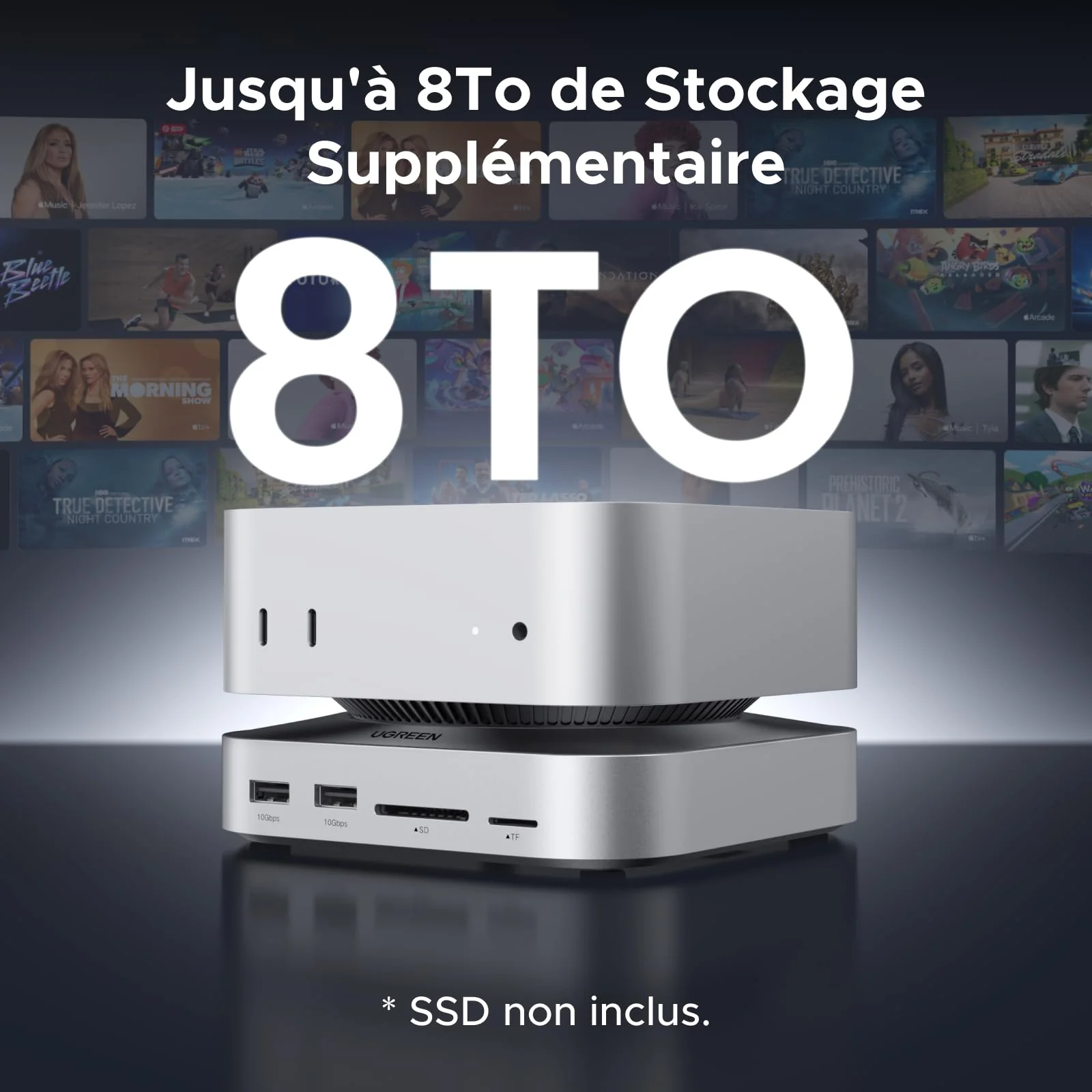 UGREEN Station d’accueil 11-en-1 pour Mac avec boîtier SSD NVMe - Image 4