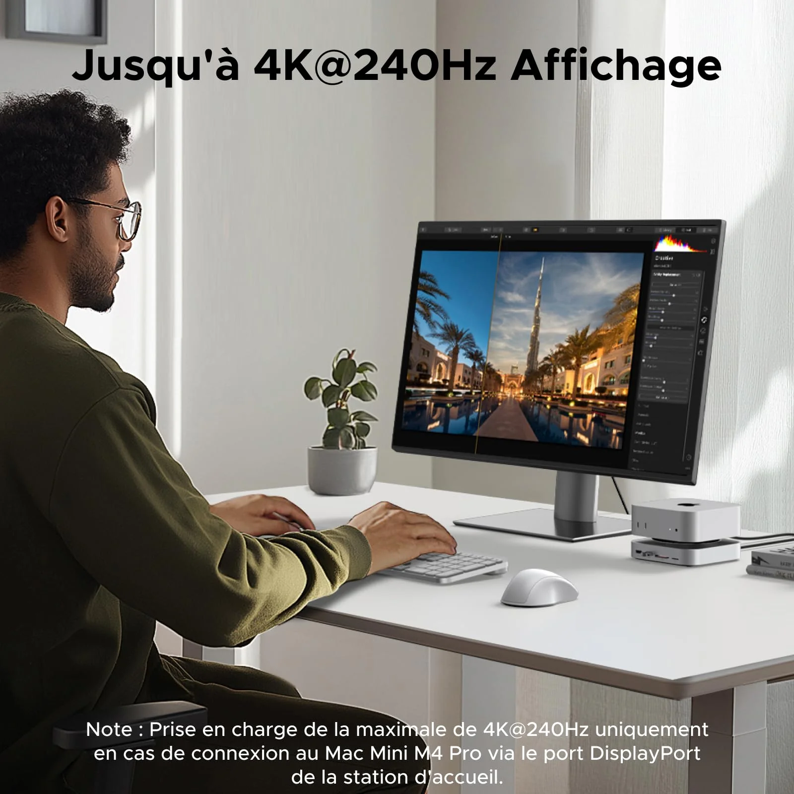 UGREEN Station d’accueil pour Mac avec boîtier SSD NVMe 4K@240Hz - Image 3