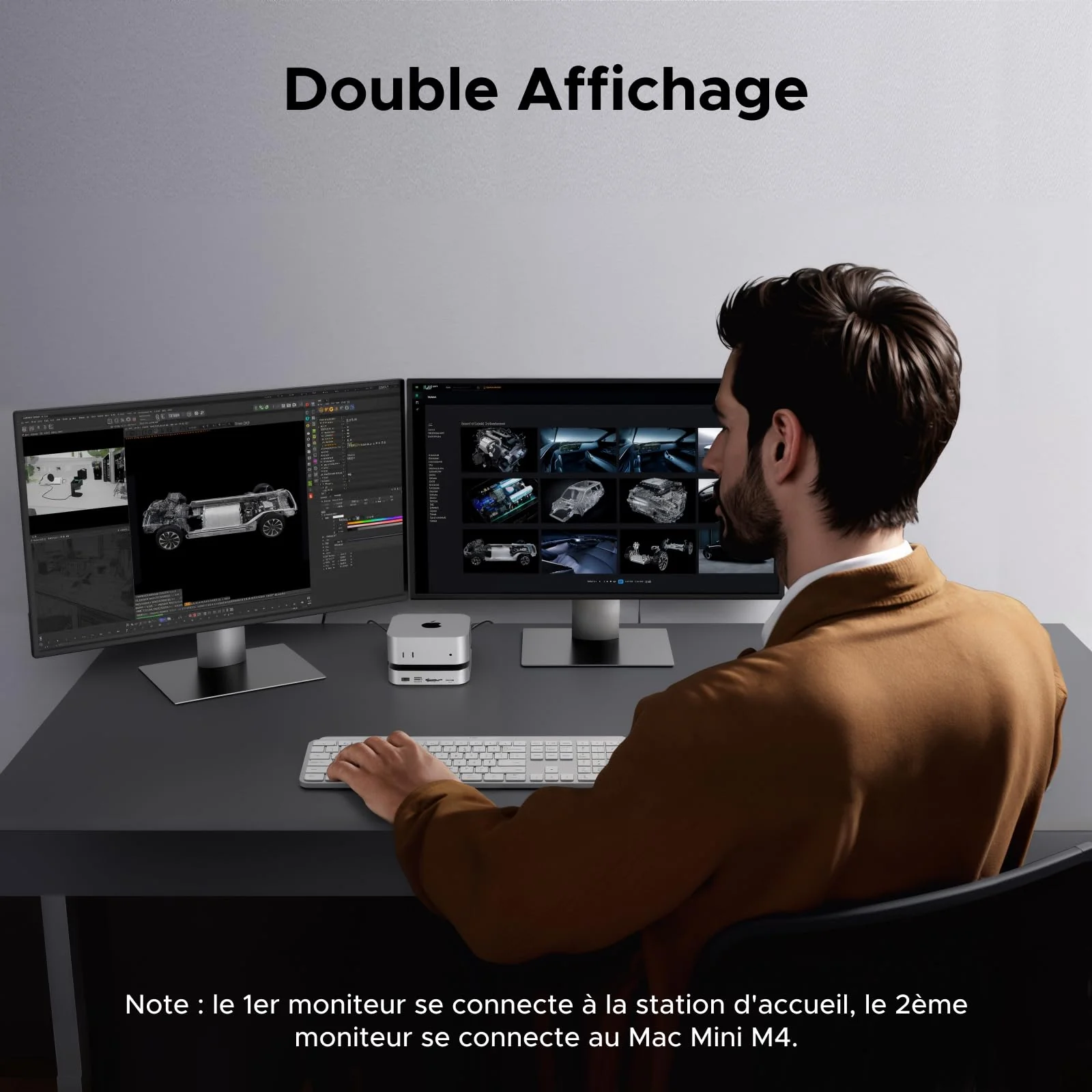UGREEN Station d’accueil pour Mac avec boîtier SSD NVMe 4K@240Hz - Image 9
