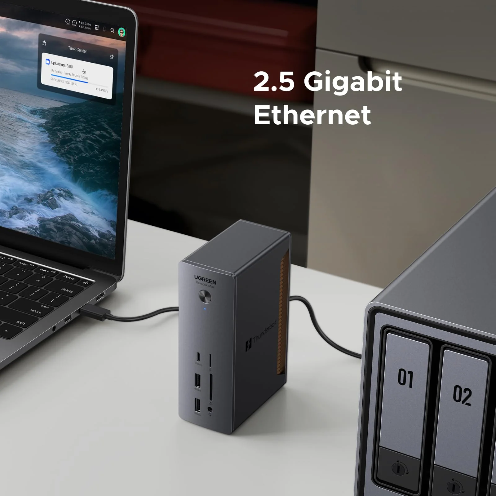UGREEN Revodok Max 2131 Thunderbolt 5 Station d'accueil 13-en-1 - Image 7