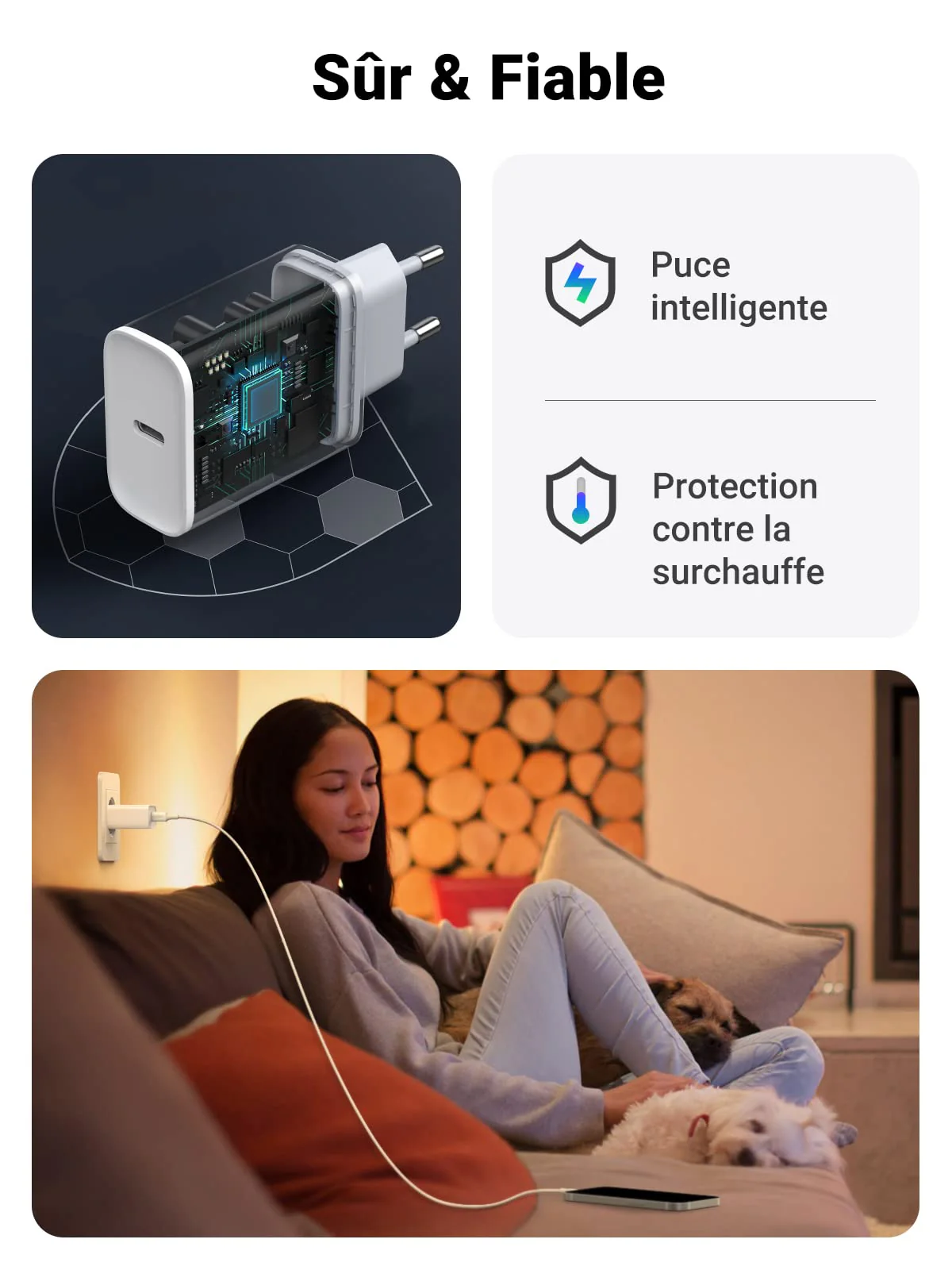 UGREEN 20W Chargeur USB C PD 3.0 - Image 5