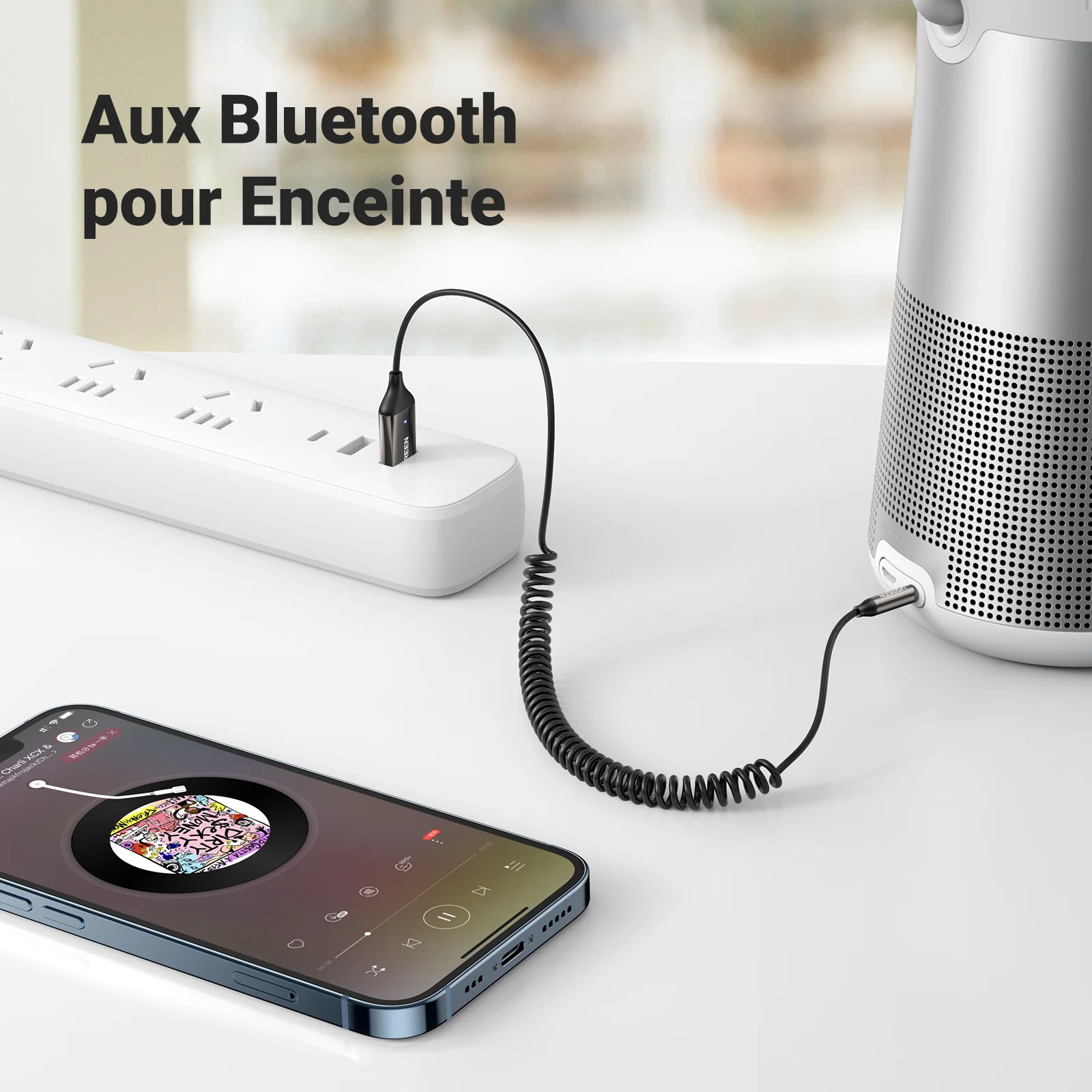 UGREEN Adaptateur 5.3 pour Voiture Jack R cepteur Bluetooth - Image 7