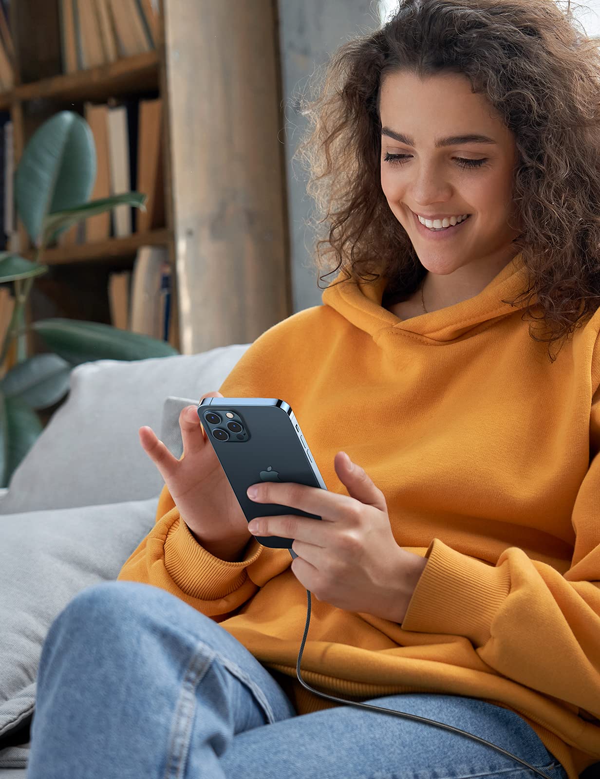 UGREEN Câble Lightning vers USB C MFi Certifié Nylon Tressé Chargeur iPhone Rapide - Image 7