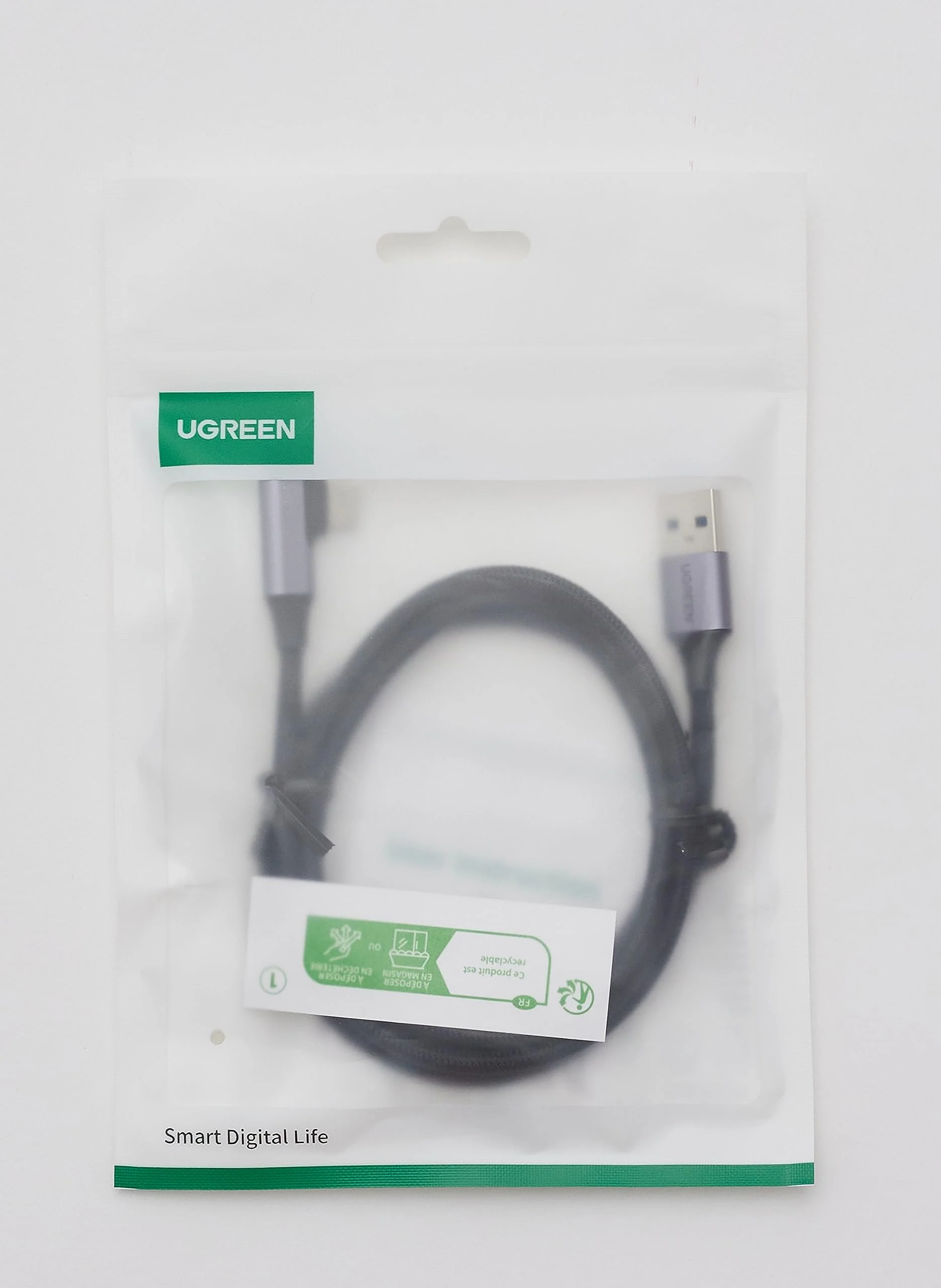 UGREEN Cable USB C vers USB 3.0 Coud Charge Rapide 3A en Nylon Tress - Image 8