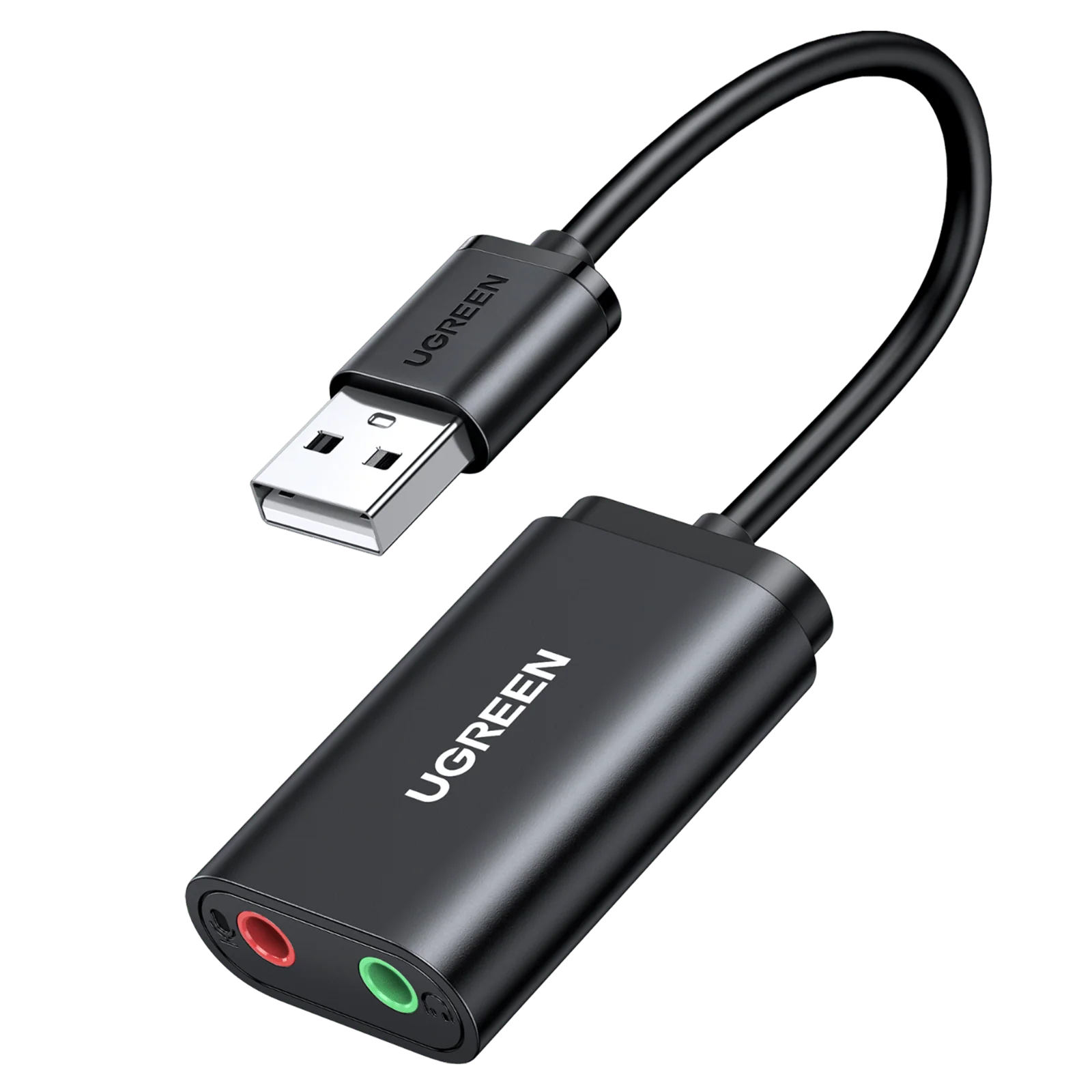 UGREEN Carte Son Externe Adaptateur USB Audio Jack 3,5mm Carte Son USB Plug Play