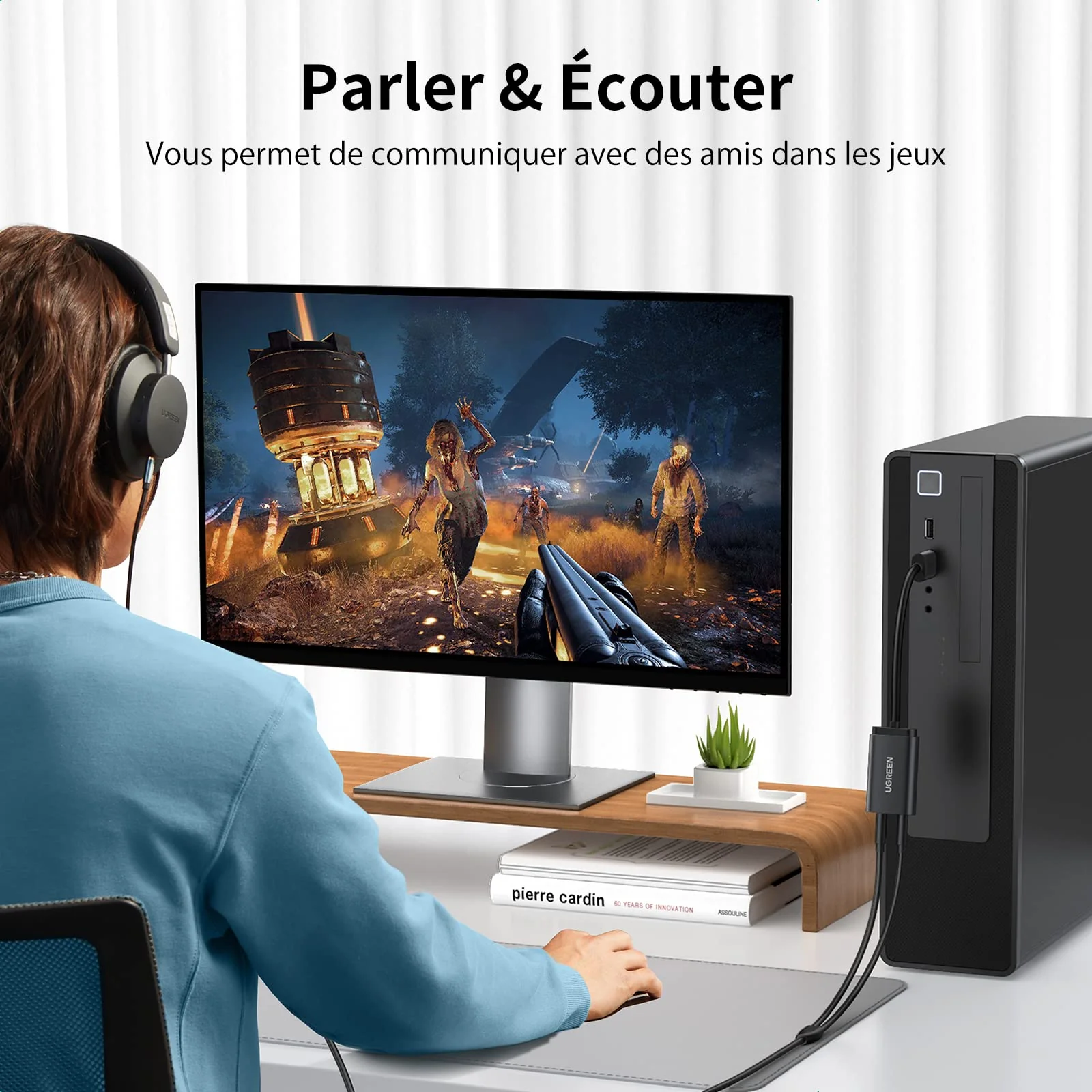 UGREEN Carte Son Externe Adaptateur USB Audio Jack 3,5mm Carte Son USB Plug Play - Image 7