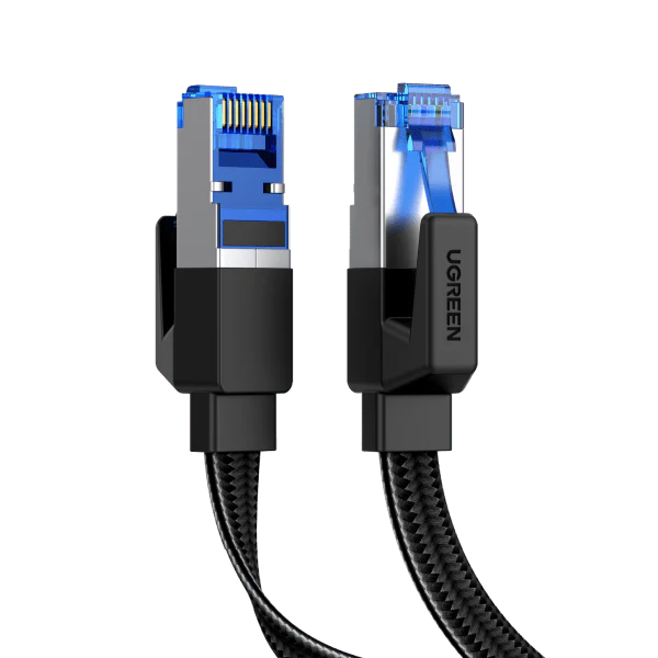 UGREEN Cat 8 Plat Cable Ethernet Réseau RJ45 26AWG 40Gbps 2000MHz