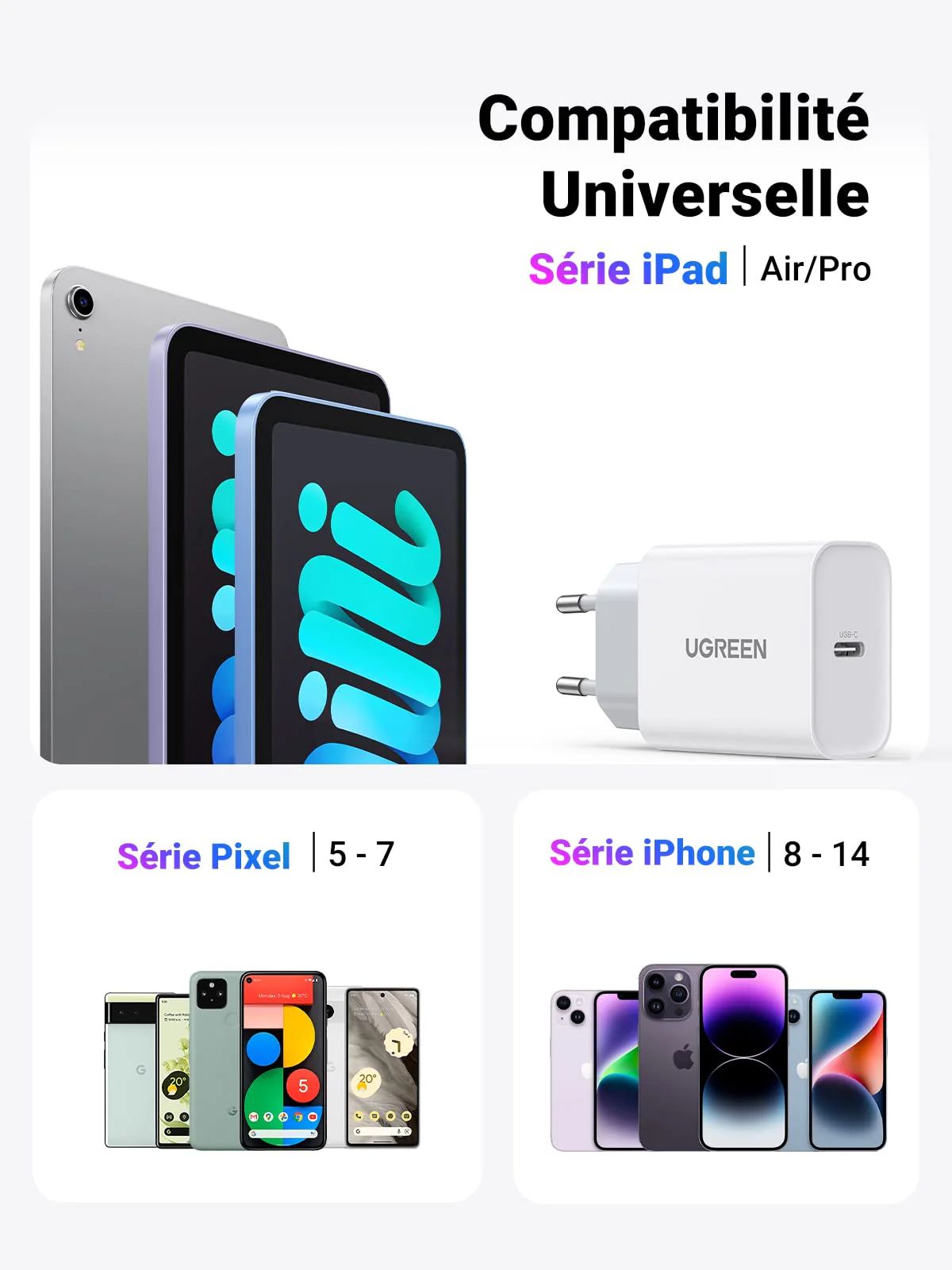 UGREEN Chargeur 30W USB C PPS PD 3.0 - Image 3