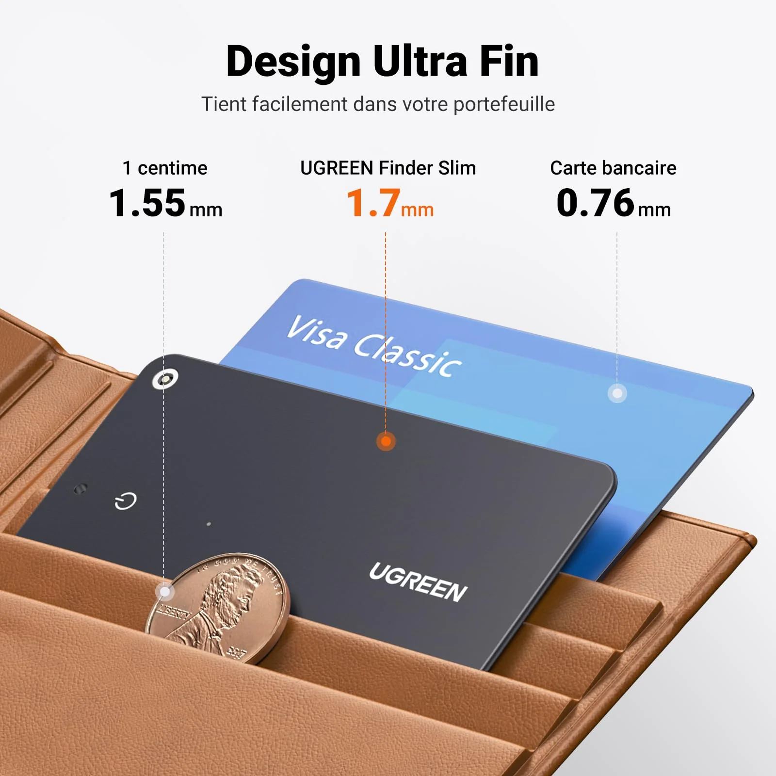 UGREEN FineTrack Slim Smart Finder (IOS Only) - Image 3