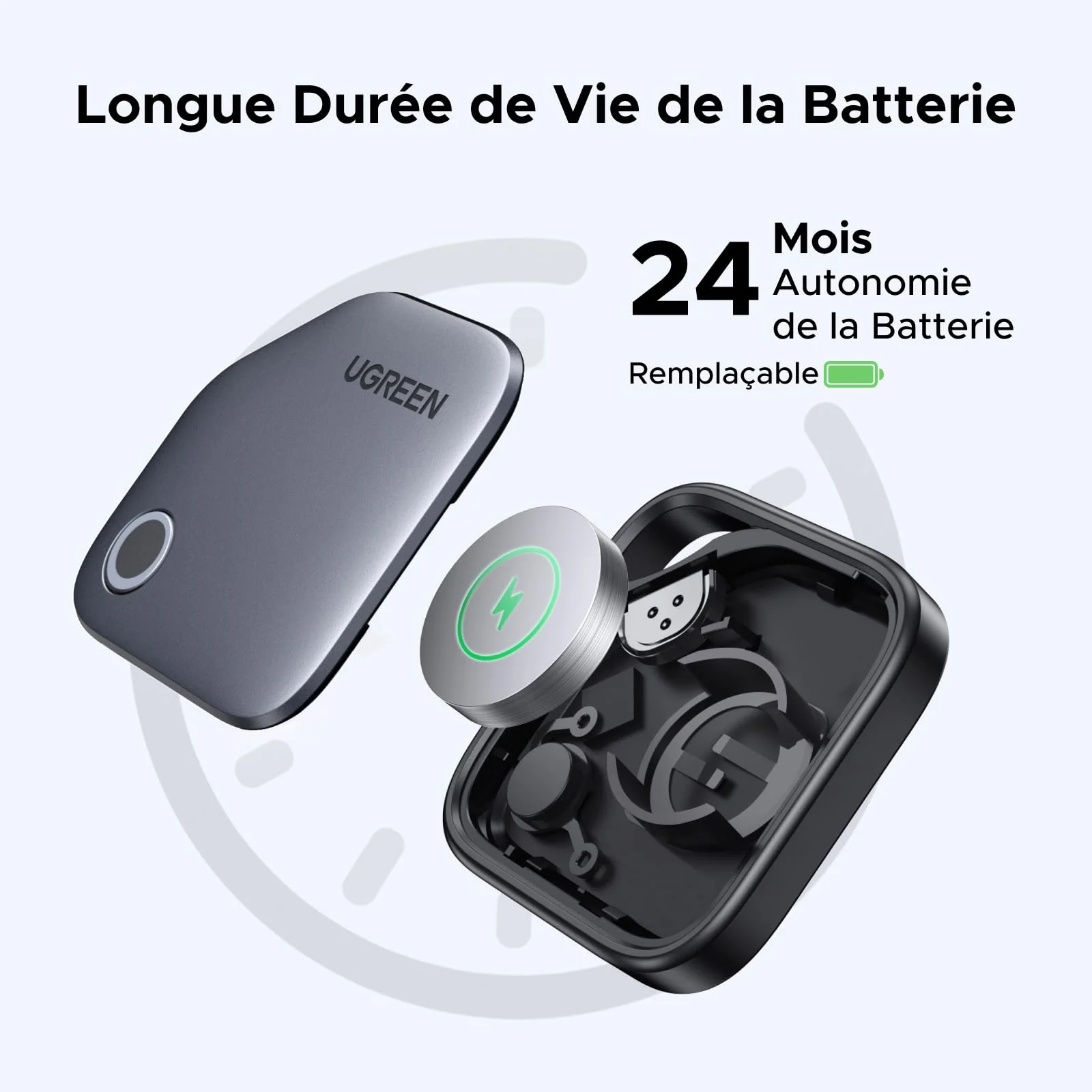 UGREEN FineTrack Smart Tracker – Lot de 5 (iOS uniquement) - Image 3