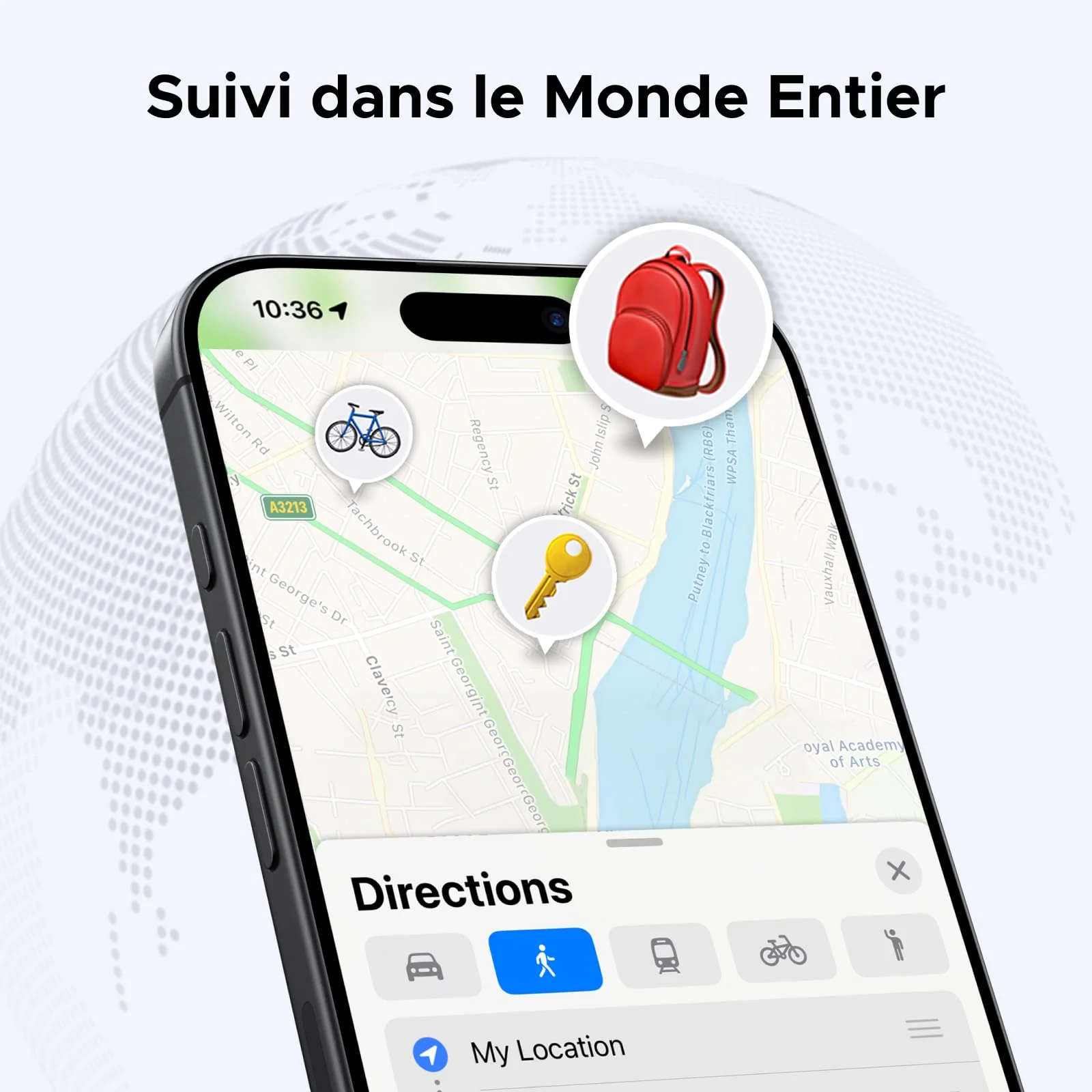 UGREEN FineTrack Smart Tracker – Lot de 5 (iOS uniquement) - Image 4