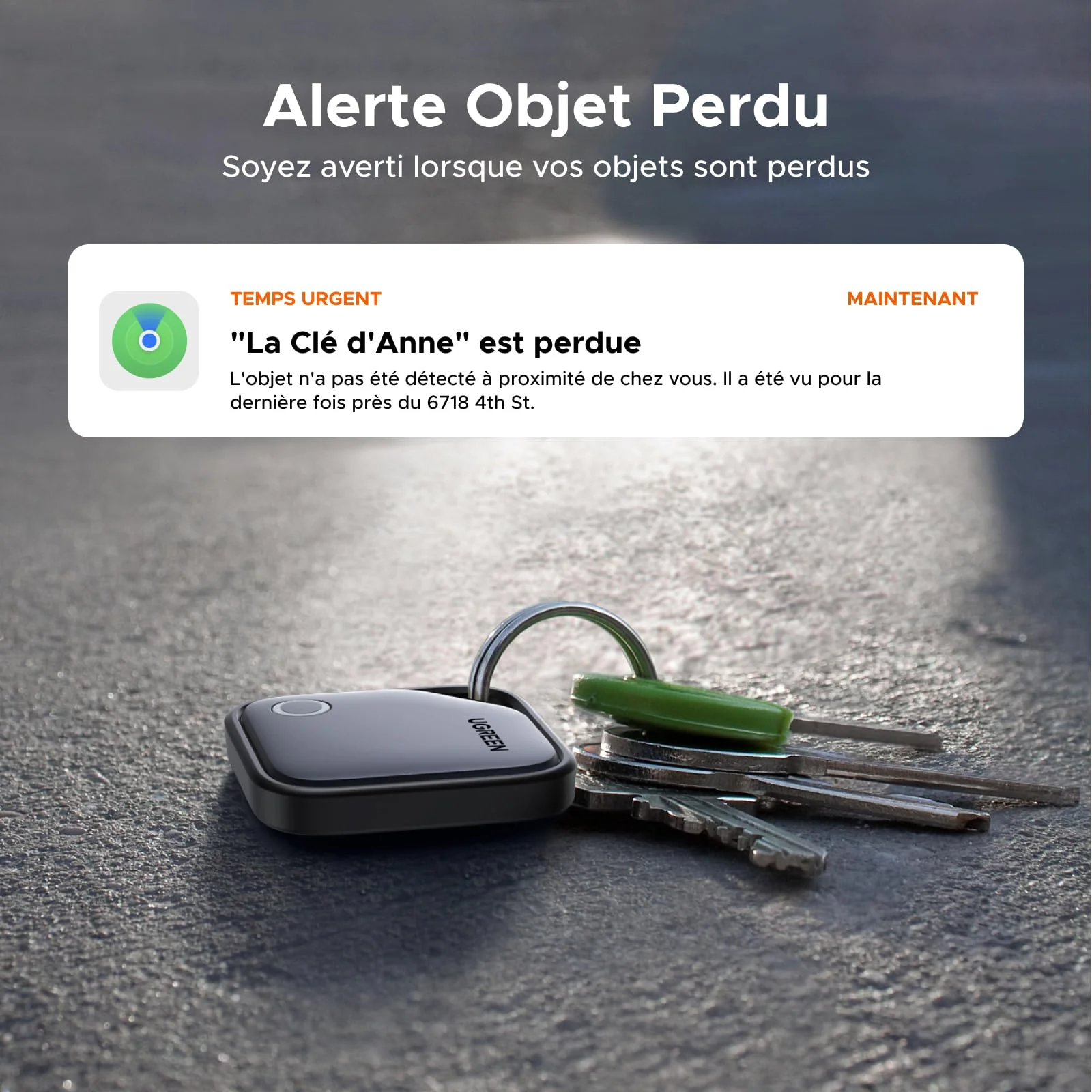 UGREEN FineTrack Smart Tracker – Lot de 5 (iOS uniquement) - Image 6