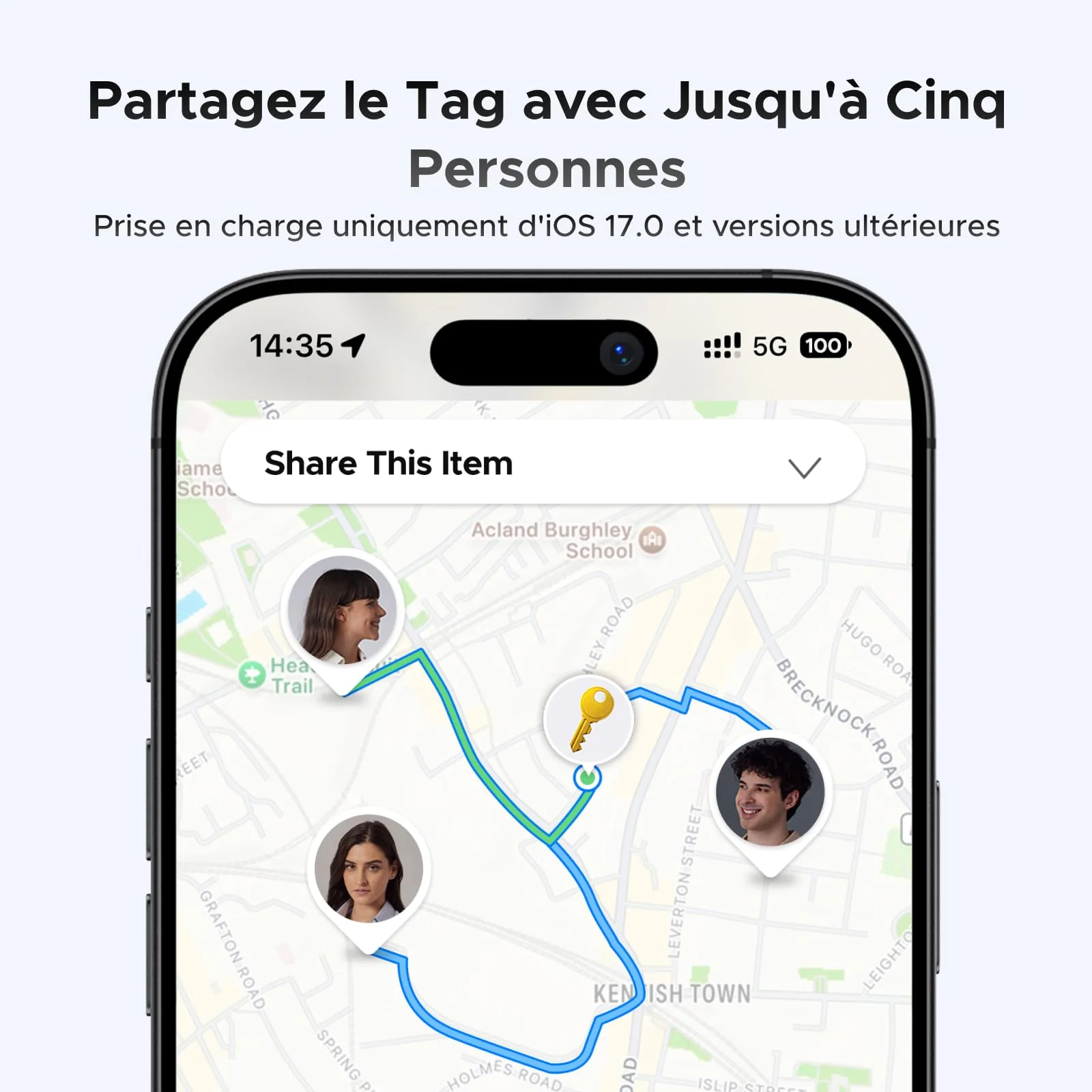 UGREEN FineTrack Smart Tracker – Lot de 5 (iOS uniquement) - Image 7