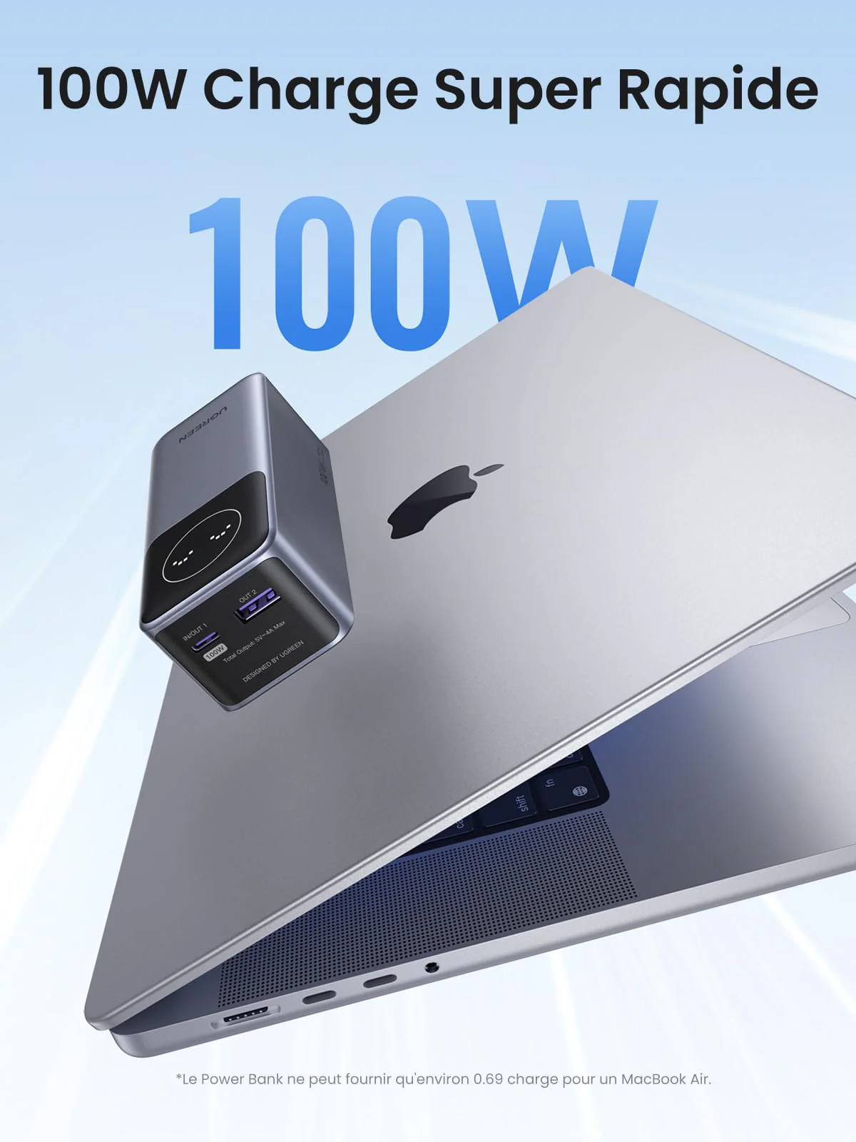 UGREEN Nexode Power Bank 12000mAh 100W - Image 2