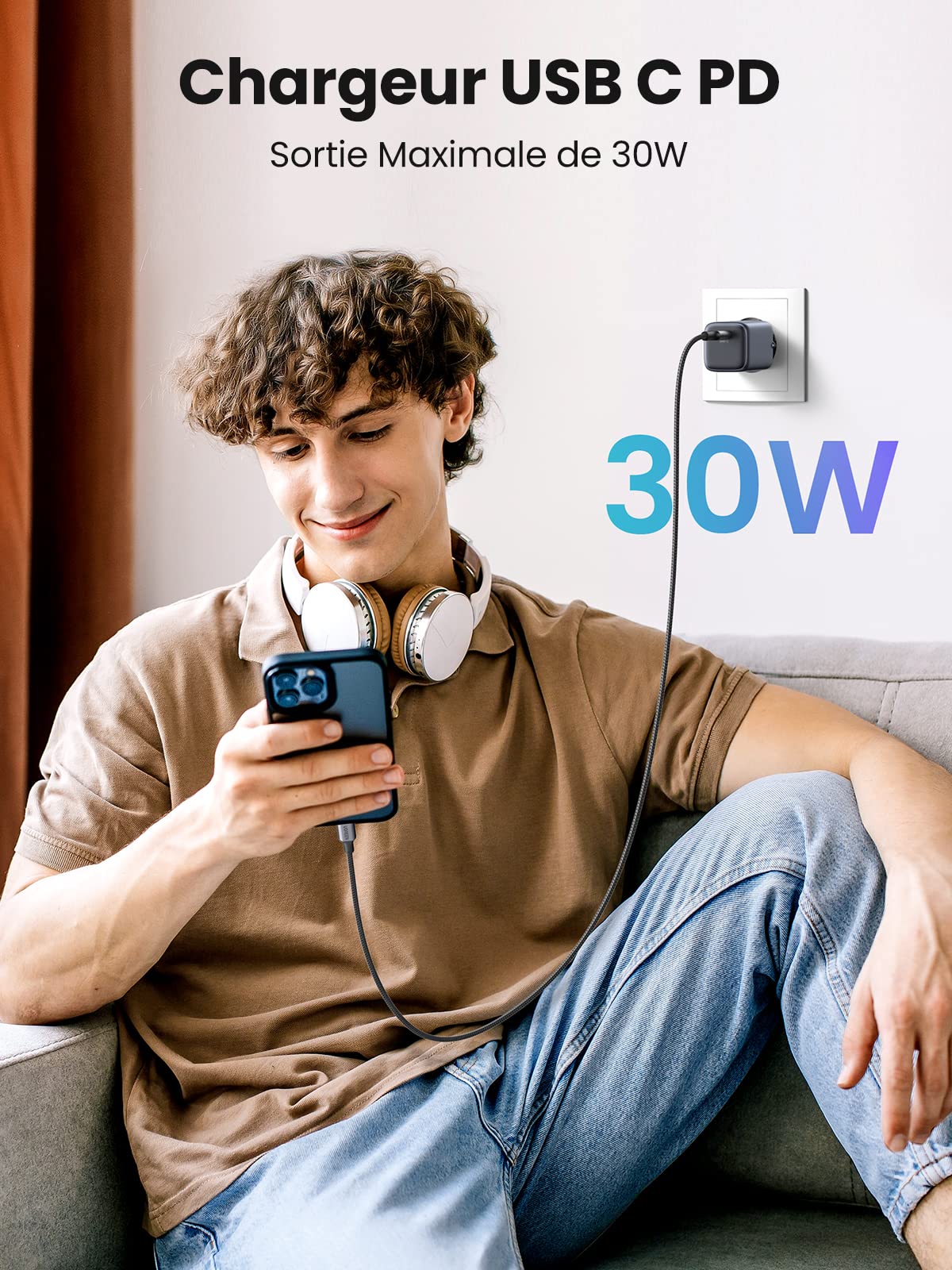UGREEN Nexode 30W Chargeur GaN USB-C - Image 2