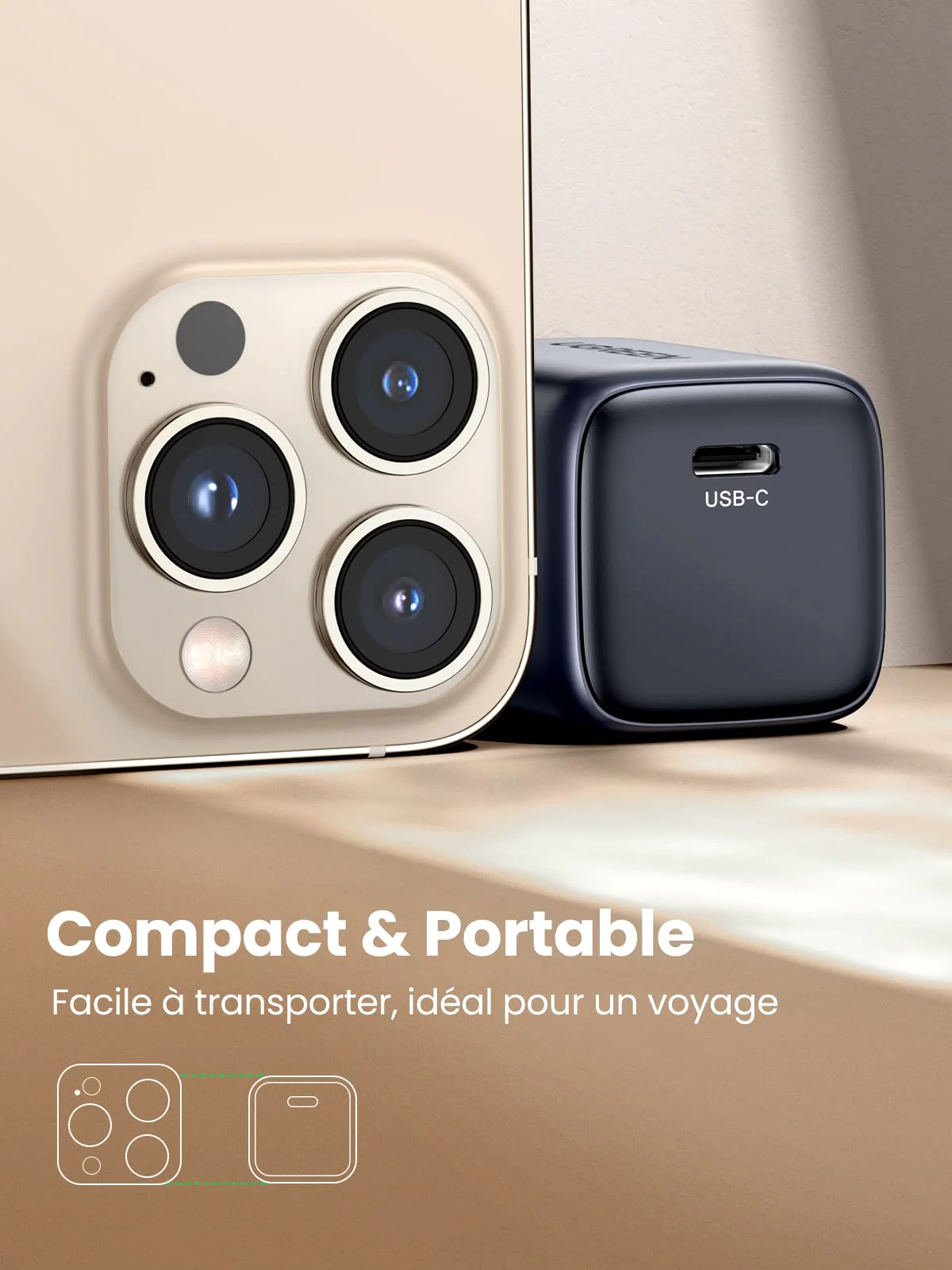 UGREEN Nexode 30W Chargeur GaN USB-C - Image 5