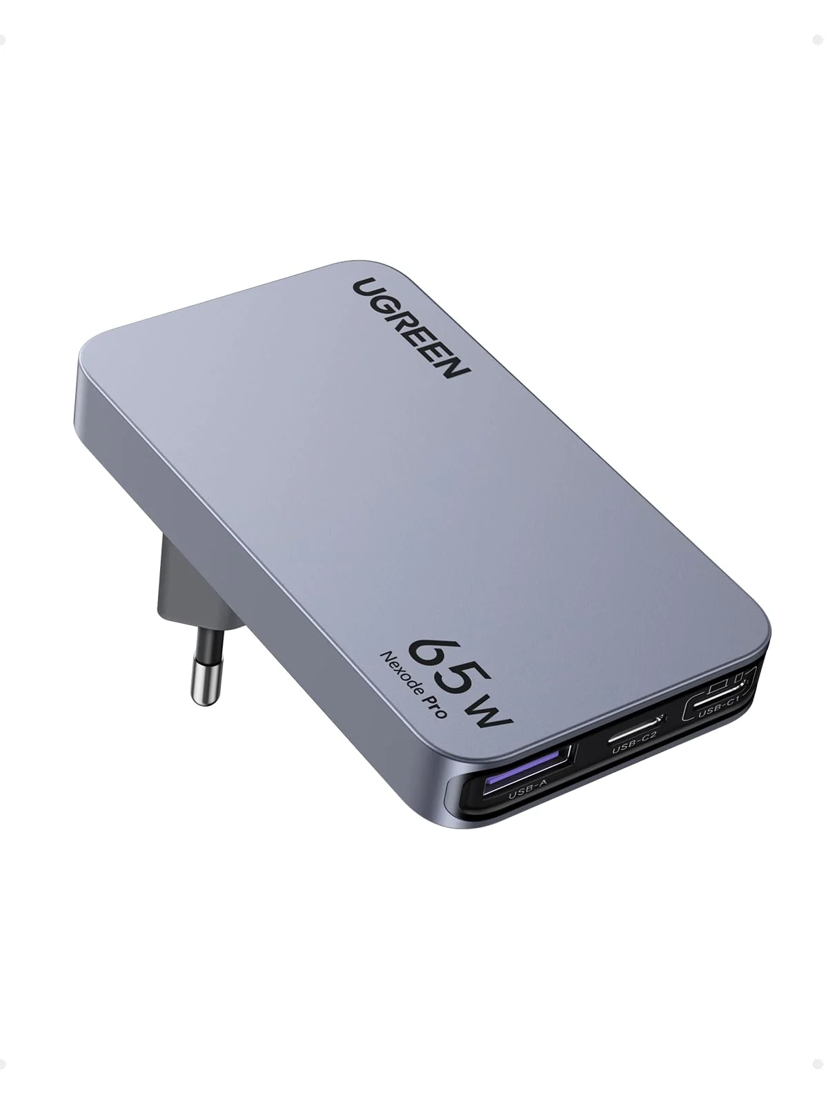 UGREEN Nexode Pro 65W Ultra-Fin Chargeur GaN (Prise EU UK US) - Image 2