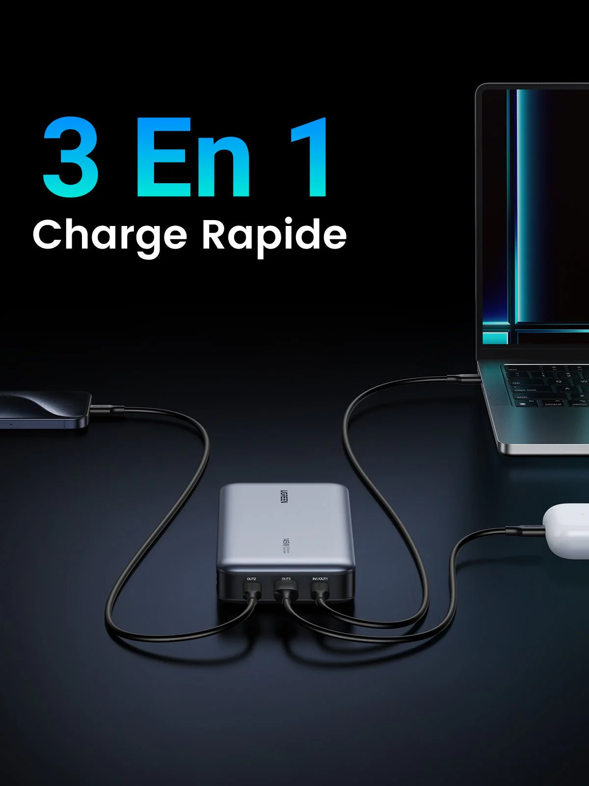 UGREEN Nexode Batterie externe 25000 mAh 145 W - Image 8