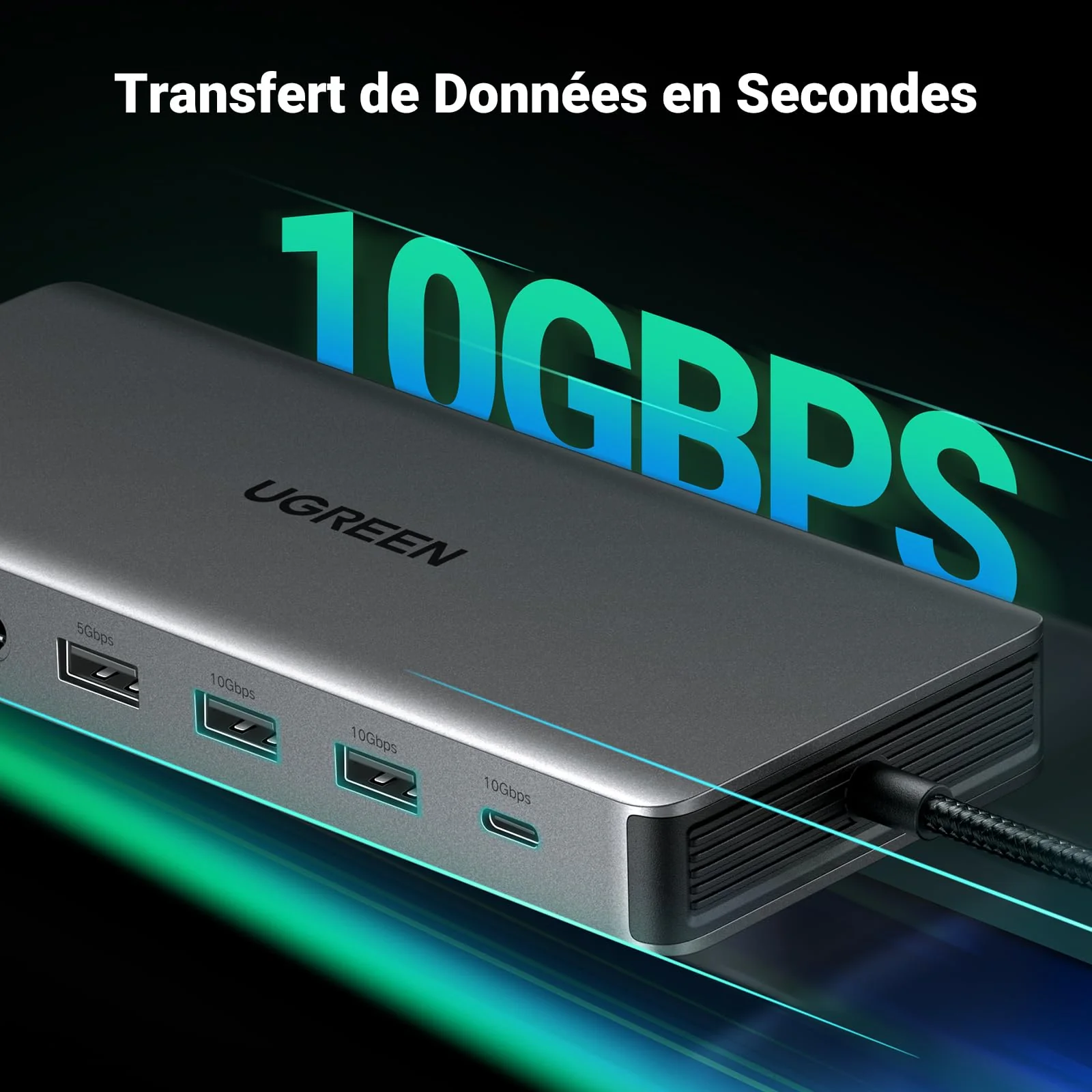 UGREEN Revodok Pro 313 13-en-1 Station d'accueil 4K60Hz - Image 5