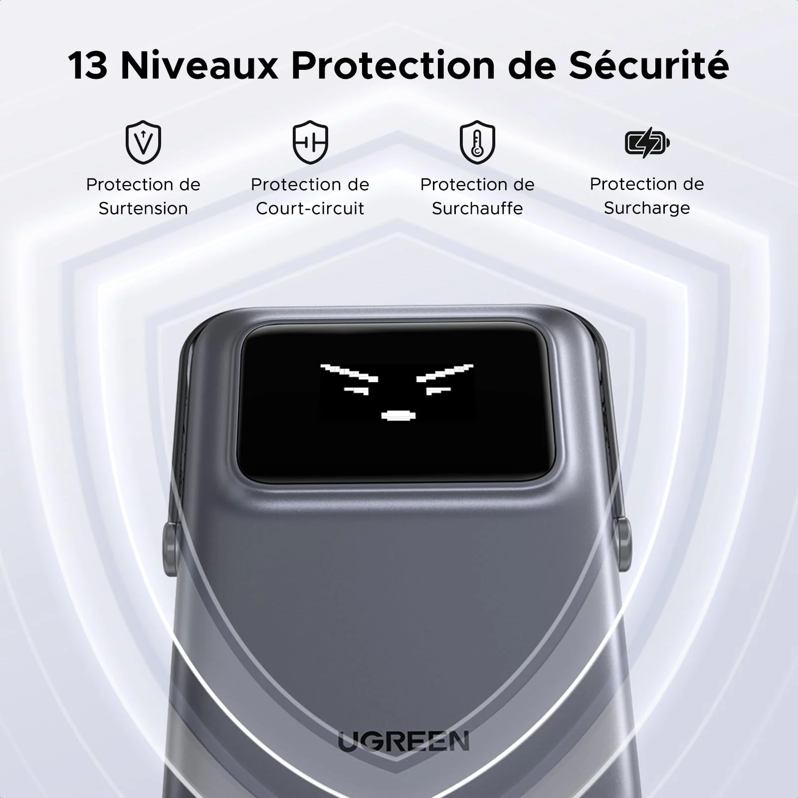 UGREEN Uno Batterie Externe Magnétique sans Fil 5000mAh 7.5W - Image 8