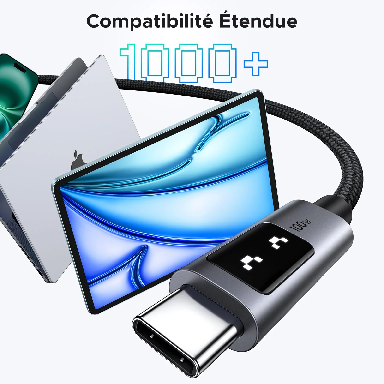 UGREEN Uno Câble USB C vers USB C 100W - Image 4