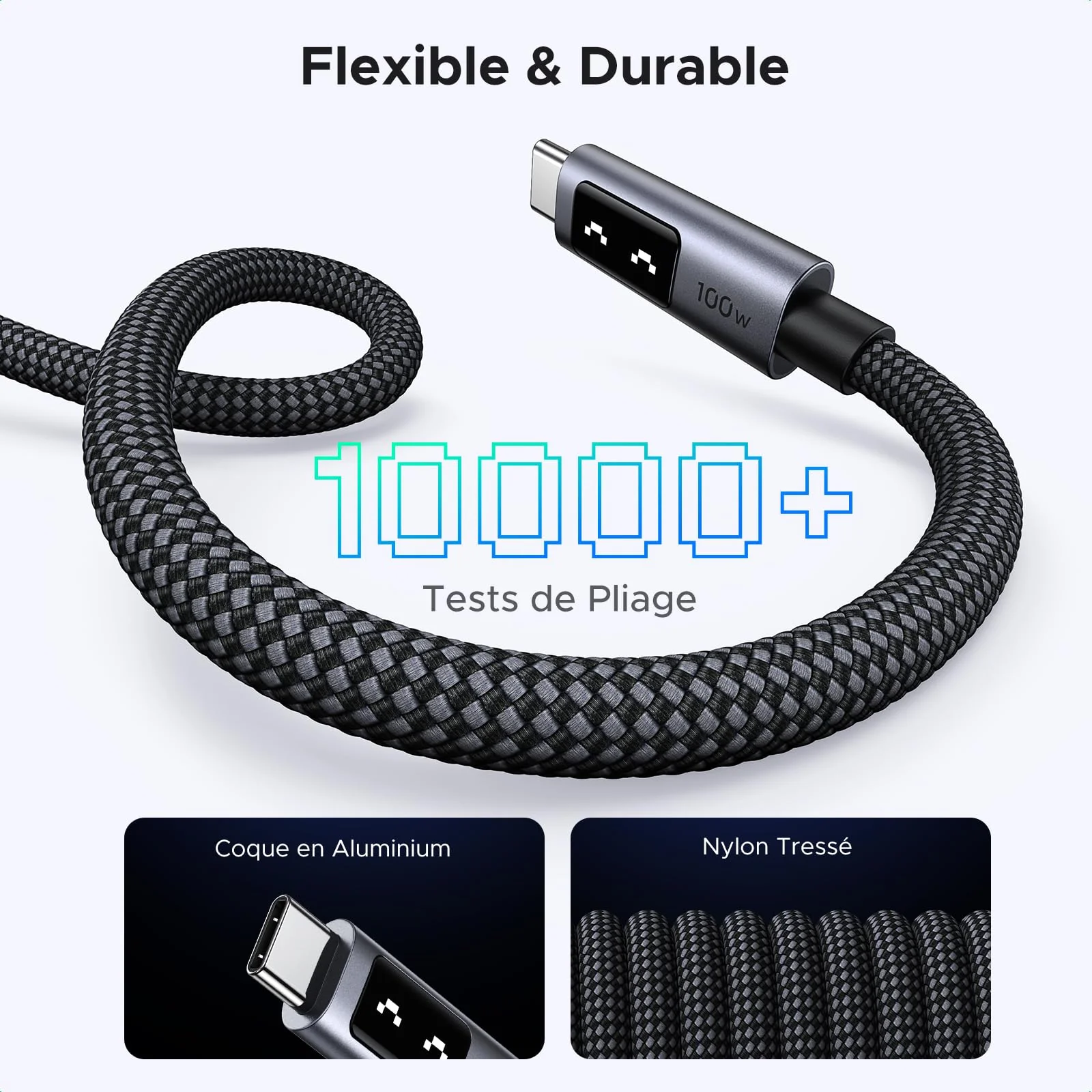 UGREEN Uno Câble USB C vers USB C 100W - Image 7