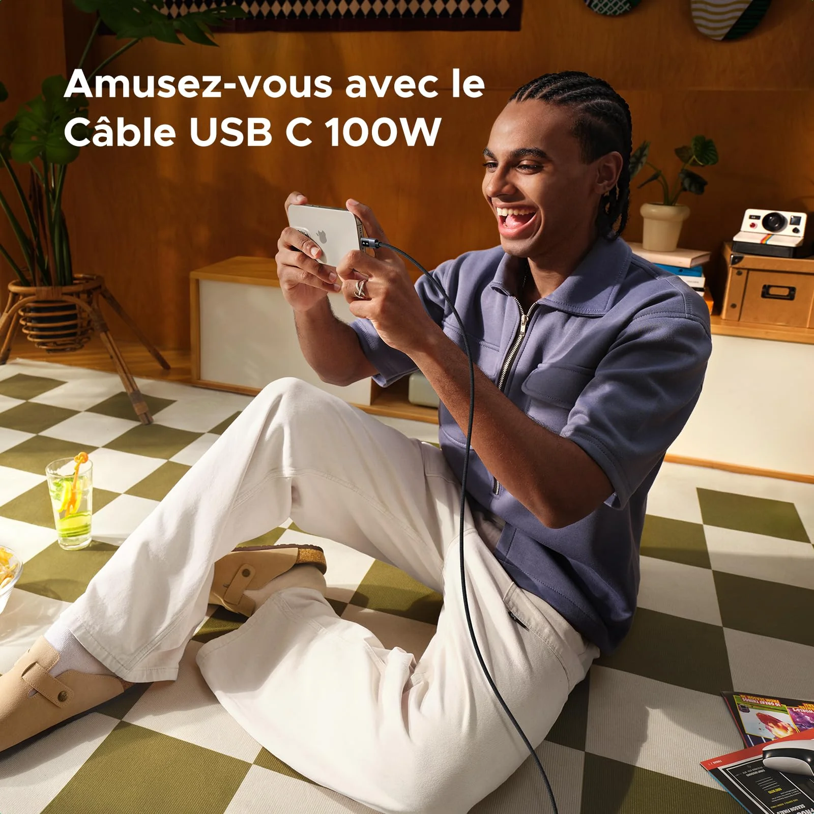 UGREEN Uno Câble USB C vers USB C 100W - Image 8