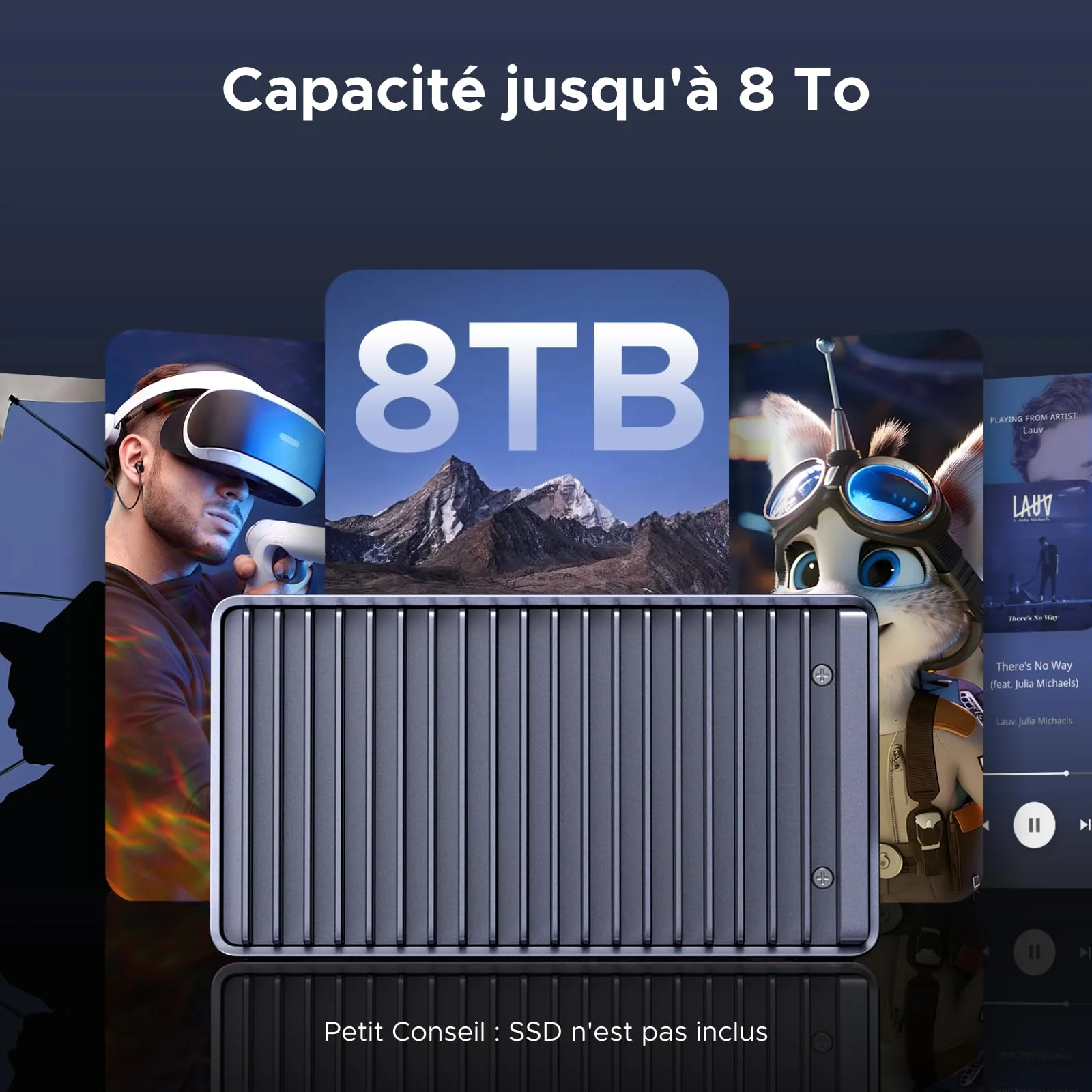 UGREEN USB4 40Gbps Boîtier NVMe SSD Compatible Thunderbolt - Image 6